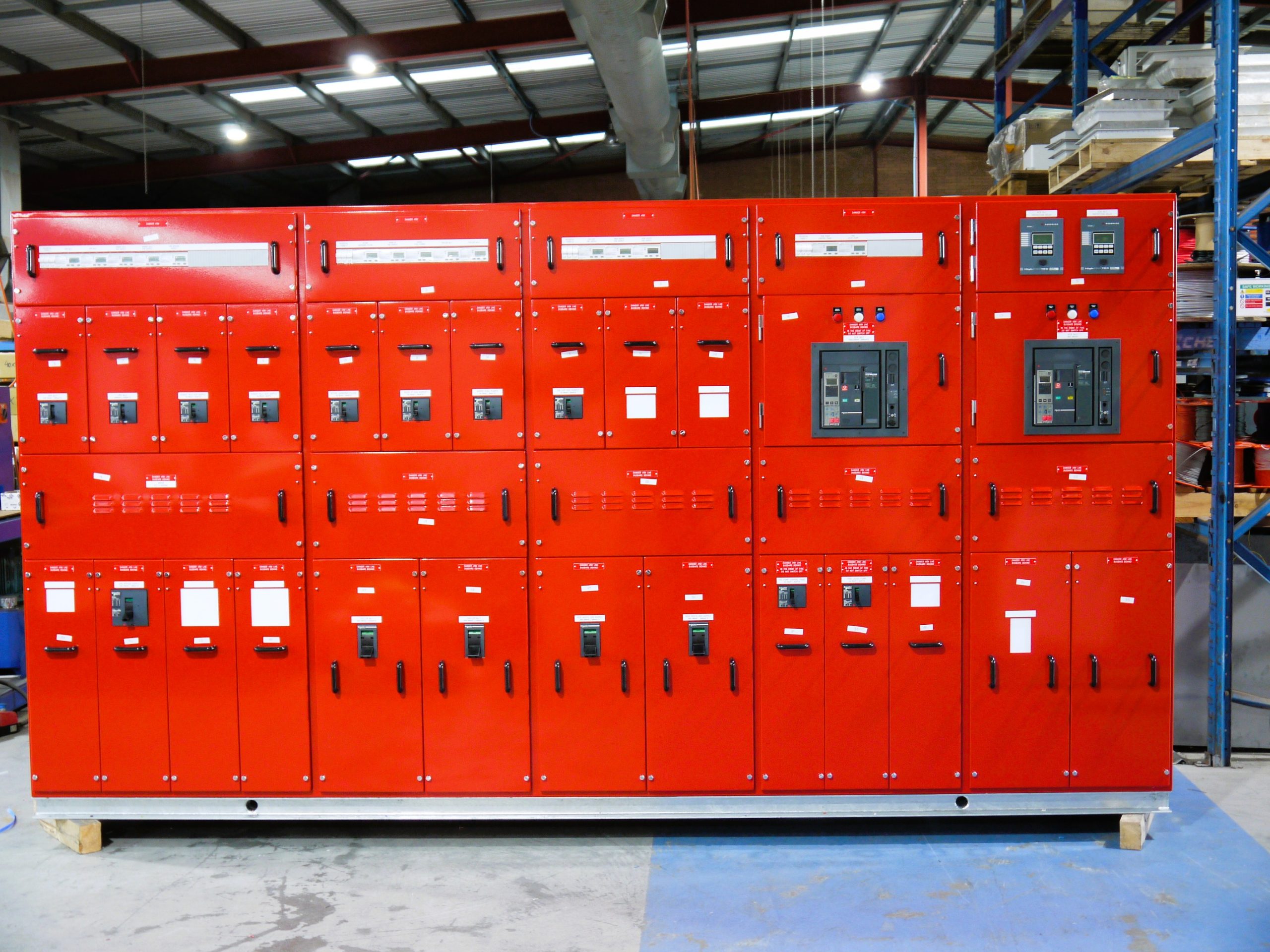 NRP provides a complete offering, including control systems, service and maintenance, powder coating, and sheet metal fabrication. NRP Director Peter Johnson says people are the key to the company’s long-term success. Pictured is a main switchboard for a hospital application.